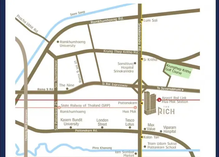 The Rich Rama 9 Apartamento *